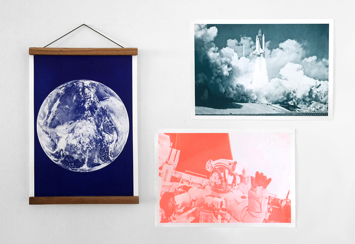 DIY: Risograph NASA Posters