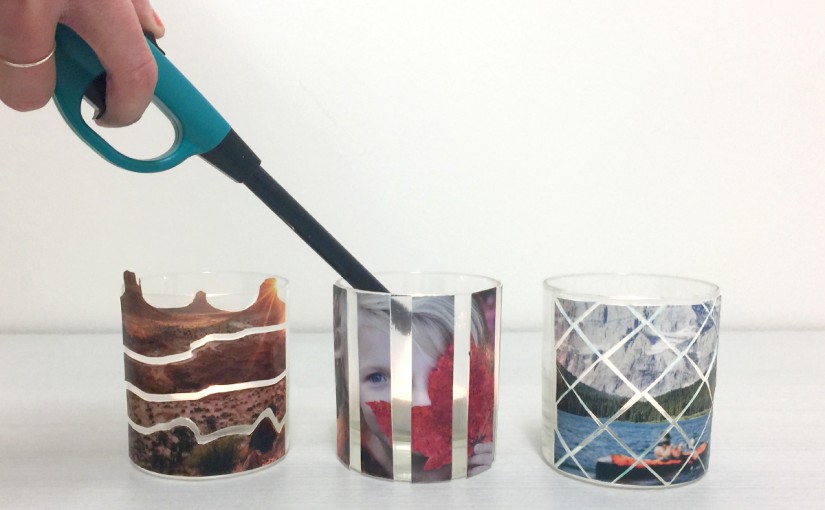 How to Make a Cozy Photo Candle Holder