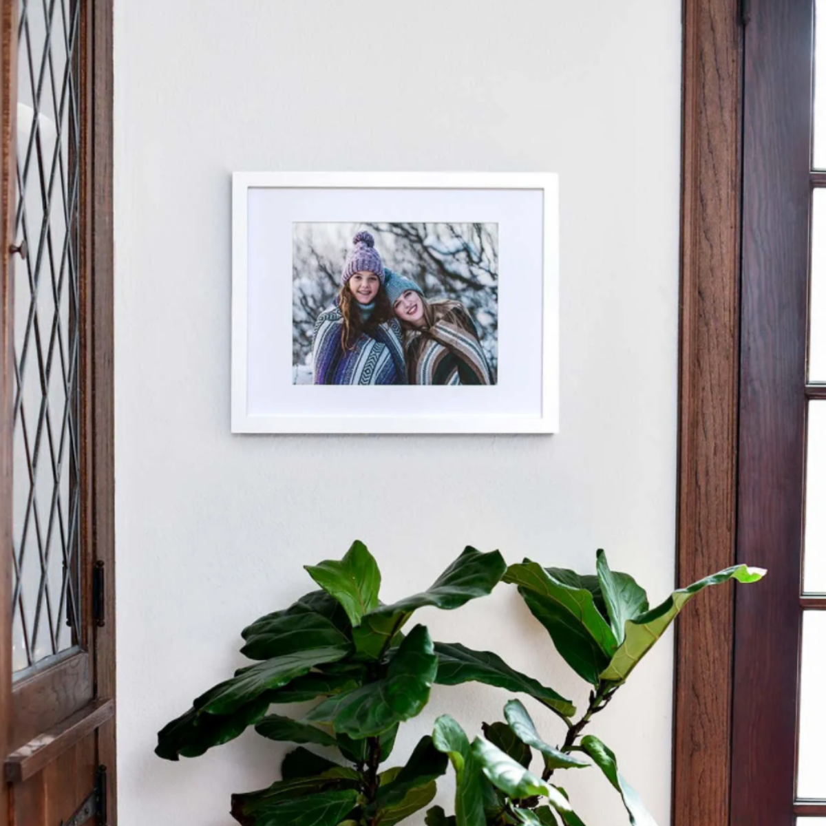 Parabo Press Framed Fine Art Print with archival ink and a white hardwood frame.